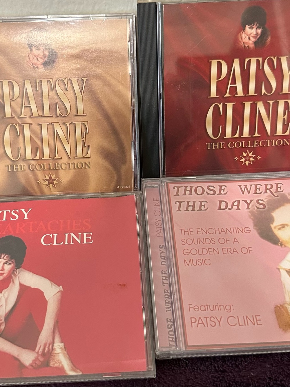 Lot of 4 Patsy Cline cds all play great
